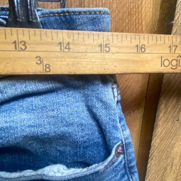 American Eagle AirFlex Distressed Denim Shorts Men’s Size 30 Raw Hem Stretch - Picture 3 of 9